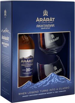 produkt Brandy Ararat 10y 0,7l 40% + 2x sklo GB