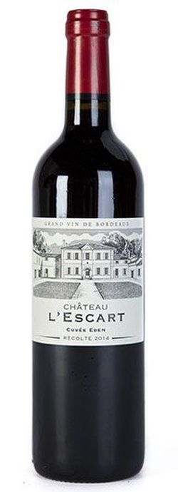produkt Chateau L´Escart Eden Bordeaux Supérieur Rouge BIO 2020 0,75l 14%