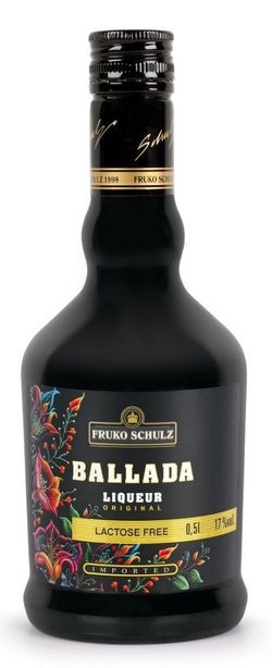 produkt Fruko Schulz Ballada Bezlaktózový likér 0,5l 17%