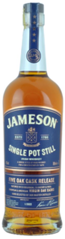 produkt Jameson Single Pot Still Five Oak Cask Release 46% 0,7L