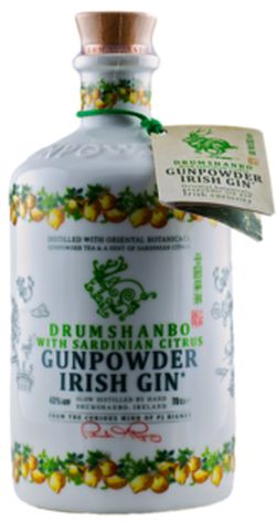 produkt Drumshanbo Gunpowder Irish Gin with Sardinian Citrus Ceramic 43% 0,7L