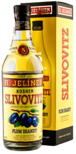 produkt R. Jelínek Slivovitz 5YO Kosher Bílá 50% 0,7L