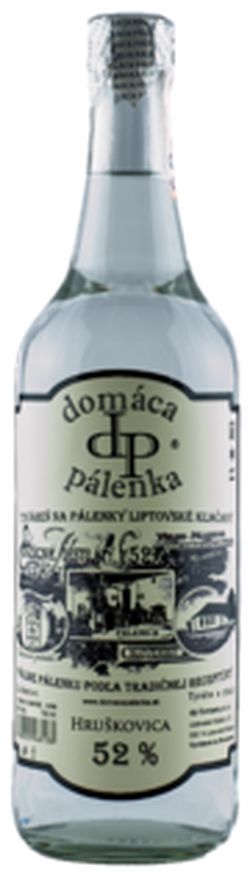 produkt Domáca Pálenka Hruškovica 52% 0,7L