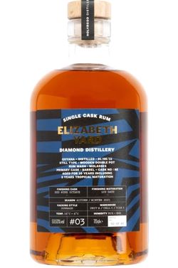 produkt Elizabeth Yard Rum Diamond Guyana 10y 2011 0,7l 53,5% / Rok lahvování 2021