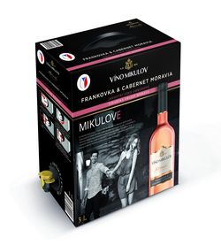 produkt Frankovka + Cabernet Moravia Rosé 3l Bag in Box 3l