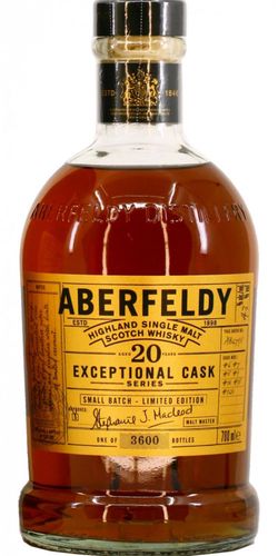 produkt Aberfeldy Exceptional Casks 20y 0,7l 43% / Rok lahvování 2019