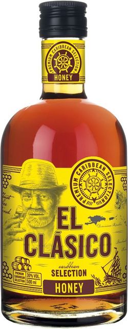 produkt El Clasico Honey 0,5l 30%