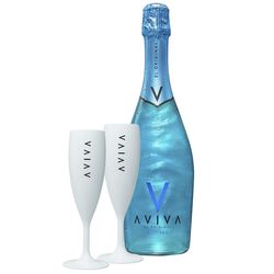 AVIVA Blue Sky + 2 skleničky