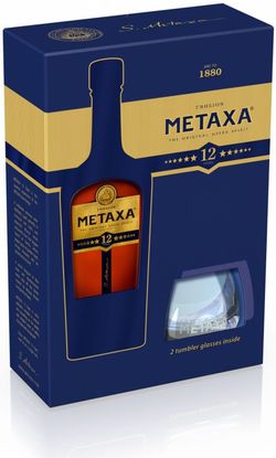 produkt Metaxa 12* 0,7l 40% + 2x sklo GB