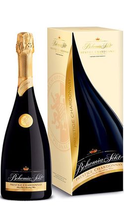 produkt Bohemia Sekt Prestige Chardonnay Jakostní šumivé víno bílé 0,75l 13% Karton