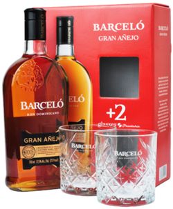 produkt Barceló Gran Añejo + 2 sklenice 37,5% 0,7L