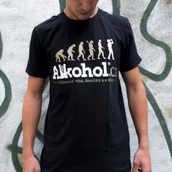 Tričko Alkohol.cz Evoluce L