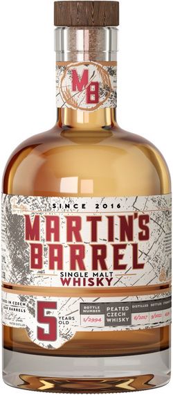 produkt Martin's Barrel 5y 0,7l 43,3% L.E. / Rok lahvování 2022