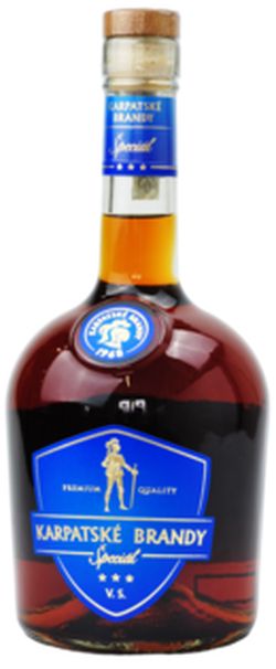 produkt Karpatské Brandy Špeciál VS 38% 0.7L