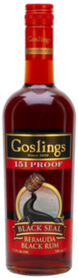 produkt Goslings Black Seal 151 Overproof 75,5% 0,7l