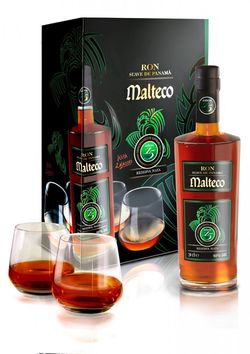 produkt Malteco 15y 0,7l 40% + 2x sklo GB