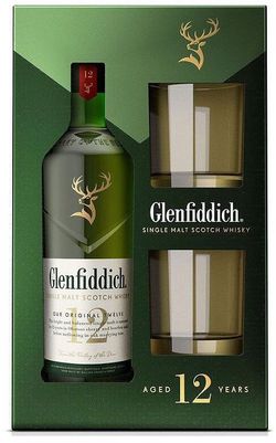 produkt Glenfiddich 12y 0,7l 40% + 2x sklo GB