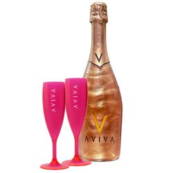 produkt AVIVA Pink Gold + 2 skleničky
