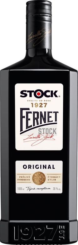 produkt Fernet Stock Personalizovaná láhev 1l 38%