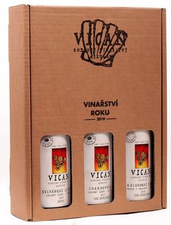 produkt VICAN Box Vinařství roku 2019 - Výběr vinaře Tomáše Vicana 2019 3×0,75l GB