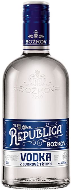 produkt Božkov Republica Vodka z Cukrové Třtiny 0,7l 40%