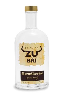 produkt Meruňkovice Zubří 0,5l 50%