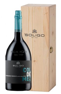 produkt Soligo Prosecco Col De Mez Valdobbiadene Brut JEROBOAM 3l 11% Dřevěný box