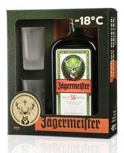 Jägermeister 0,7l 35% + 2x sklo GB