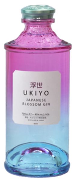 produkt Ukiyo Japanese Blossom Gin 40% 0,7l