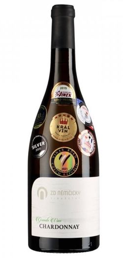 produkt ZD Němčičky GRAND VINS Chardonnay Moravské zemské víno 2017 0,75l 13%