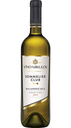 produkt Víno Mikulov Sommelier Club Rulandské bílé 2021 pozdní sběr 0.75l