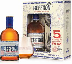produkt Heffron Panama Rum 5y 0,5l 38% + 2x sklo GB