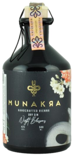 produkt Munakra Night Blossoms Dry Gin 42% 0,5L