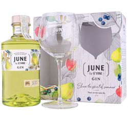 produkt June Gin Pear 0,7l 37,5% GB + 1x sklo