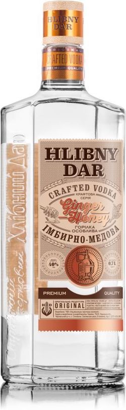 produkt Hlibny Dar Crafted Zázvorovo-Medová Vodka 0,7l 40%