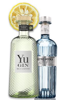 produkt Yu Gin 43% & Bistro vodka 40% 2×0,7l