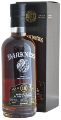 produkt Darkness 18YO Bowmore Moscatel Cask Finish 54,9% 0,5L