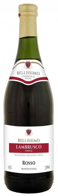 produkt Bellissimo Lambrusco IGT Rosso 0,75l 7,5%