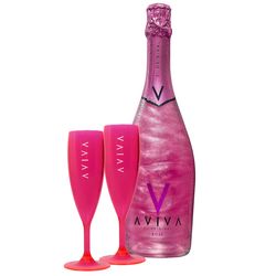 produkt AVIVA Rose + 2 skleničky