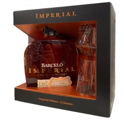 produkt Ron Barcelo Imperial 0,7l 38% + 2x sklo GB