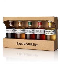 produkt Galli degustační sada likérů 5×0,05l 27%