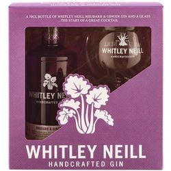 produkt Whitley Neill Rhubarb & Ginger 0,7l 43% + 1x sklo GB