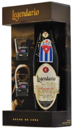 produkt Legendario Elixir de Cuba + 2 poháre 34% 0,7l