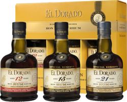produkt El Dorado Collection 12YO,15YO,21YO 42 % 3X0.35L