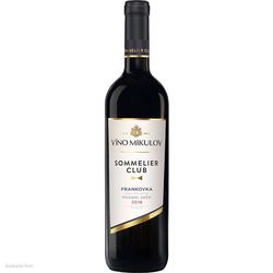 Víno Mikulov Sommelier Club Frankovka 2018 pozdní sběr
