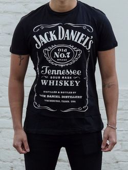 produkt Jack Daniel's Triko s Etiketou Pánské S