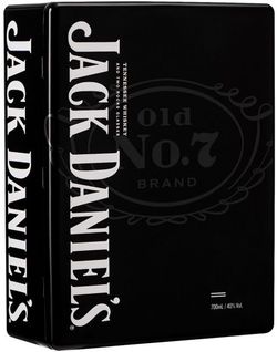 produkt Jack Daniel's No.7 0,7l 40% + 2x sklo 2022 Plech