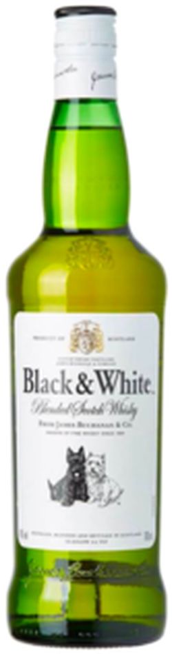 produkt Black & White Scotch Whisky 40% 0.7L