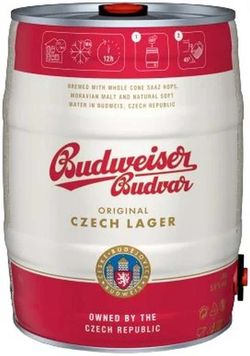 produkt Budweiser Budvar Světlý Ležák Soudek 5l 5%
