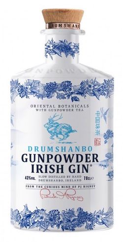 produkt Drumshanbo Gunpowder Ceramic Irish Gin 0,7l 43%